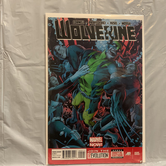#005 Wolverine  Marvel Now Comics AK 7299