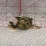 Guardian Angel Blowing Horn  Lapel Pin