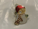 Snowman Lapel Hat Pin