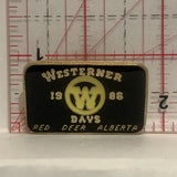 Westerner Days 1986 Red Deer Alberta Lapel Hat Pin