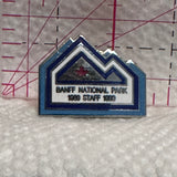 Banff National Park 1989 Staff 1990  Lapel Pin