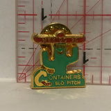 Mexico 90 Containers Slo Pitch Cactus Lapel Hat Pin
