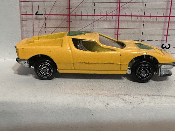 Yellow Ferrari Testarossa Summer Marz Diecast Car