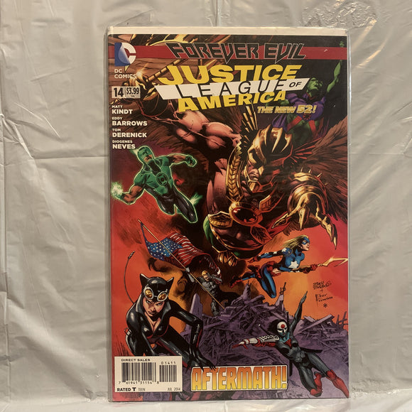 #14 Justice League of America Forever Evil Aftermath DC Comics AK 7316