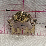 Guardian Angel Children Dancing  Lapel Pin