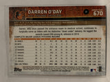 #670 Darren O'Day Baltimore Orioles 2015 Topps Series two Baseball Card
