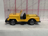 Yellow Construction Corp Jeep Unbranded Diecast Car