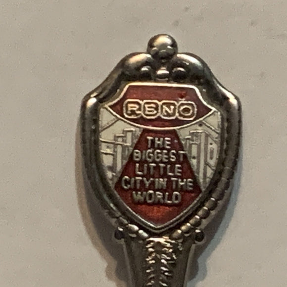 Reno The Biggest Little City in the World Collectable Souvenir Spoon CI
