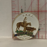 C.R.H.A. WHC 1990 Mooves of History Cattle Drive Lapel Hat Pin