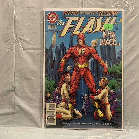 #113 The Flash in his Image Race against Time Part 1 DC Comics AK 7344