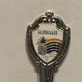 Hawaii Pineapple Rainbow Aloha Collectable Souvenir Spoon CI