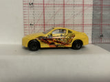 Yellow Tiger Racer Unbranded Loose Diecast Car 1/64 IO