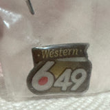 Western 649 Lotto  Lapel Pin