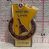 Dauphin Manitoba Lions Club  Lapel Pin