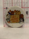 The Get Along Gang Animal Cartoons Button Pinback