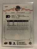 #137 Jori Lehtera Philadelphia Flyers 2018-19 Upper Deck Series One Hockey Card
