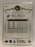 #63 Jamie Benn Dallas Stars 2018-19 Upper Deck Series One Hockey Card