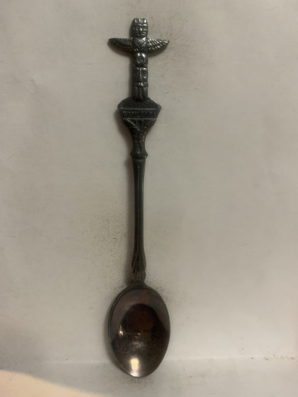 Kamloops Totem Pole British Columbia Souvenir Spoon