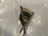 Asian Fan Lapel Hat Pin