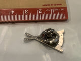 Asian Fan Lapel Hat Pin