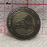 Mecca Glen School We Take Pride in Learning Logo  Lapel Pin