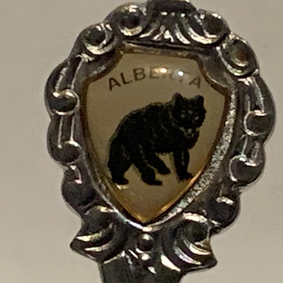 Nordegg Alberta Bear Collectable Souvenir Spoon CJ