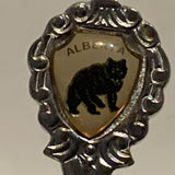 Nordegg Alberta Bear Collectable Souvenir Spoon CJ
