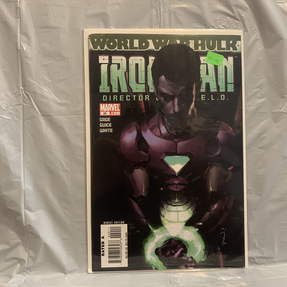 #20 Iron Man Director of S.H.E.I.L.D. World War Hulk Marvel Comics AL 7375