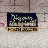 North Dakota Discover The Spirit  Lapel Pin