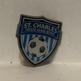 St Charles Soccer Association Lapel Hat Pin