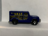 Blue Police SWAT 1996 Hot Wheels Loose Diecast Car 1/64 IP