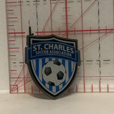 St Charles Soccer Association Lapel Hat Pin