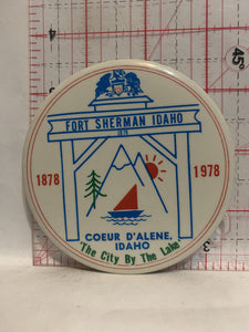 Fort Sherman Idaho 1878 1978 Coeur D'alene  Button Pinback