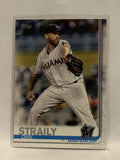 #325 Dan Straily Miami Marlins 2019 Topps Series One Baseball Card