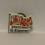 Ontario Yours to Discover Lapel Hat Pin
