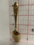 Nightingale B Pink Flowers Souvenir Spoon