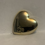 Hand Print on a Heart Lapel Hat Pin