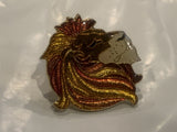 Lion Head Lapel Hat Pin