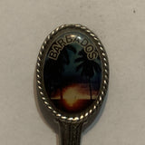 Barbados Sunset Beach West Indies Collectable Souvenir Spoon EU