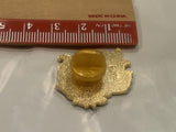 Lion Head Lapel Hat Pin