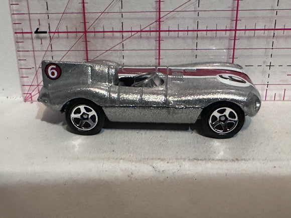 Silver Jaguar D-Type 1997 Hot Wheels Diecast Car