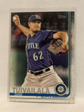 #247 Sam Tuivailala Seattle Mariners 2019 Topps Series One Baseball Card