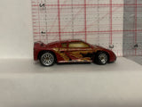 Red Flames Racer 1990 Hot Wheels Loose Diecast Car 1/64 IP