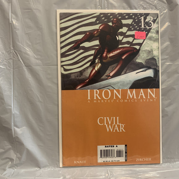 #13 Iron Man Civil War Marvel Comics AL 7405