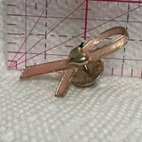 Pink Ribbon Heart  Lapel Pin