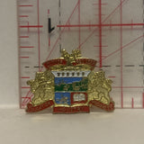 City of Red Deer Alberta Coat of Arms Lapel Hat Pin