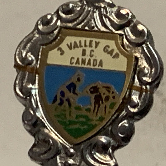 3 Valley Gap BC Canada British Columbia Collectable Souvenir Spoon CK