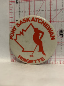 Fort Saskatchewan Ringette Button Pinback