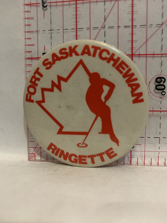 Fort Saskatchewan Ringette Button Pinback