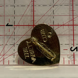 Hearts on a Heart Lapel Hat Pin